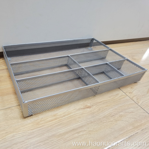 Multi-cell storage box metal grid creative